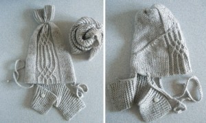 Шапка из вязаного свитера