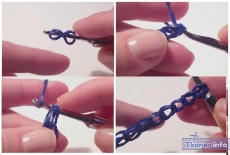 Как вязать браслеты из резинок крючком