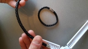 Как укоротить плетеный браслет