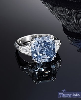 Blue Diamond Sotheby's Ring