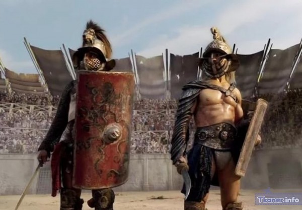 Пряжки римские гладиаторы