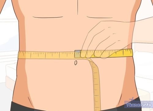 Измерение талии у мужчин