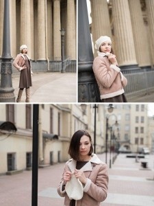 Белый берет