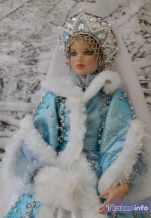 Кокошник для куклы снегурочки