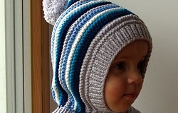Шапка шлем спицами: схема и описание вязания детской шапки-шлема пошагово