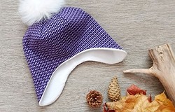 Выкройка подклада из флиса для вязаной шапки: как сшить самостоятельно