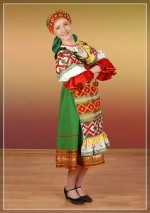Белорусский женский костюм