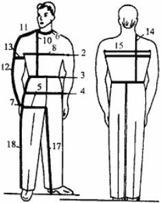 Как снять мерки для куртки