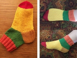 Разноцветные носочки