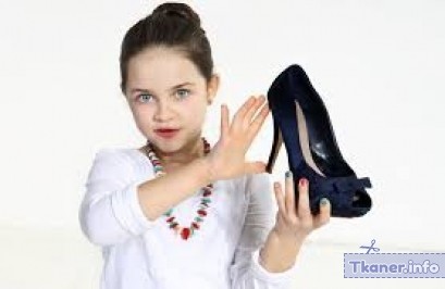 Детская обувь на каблуке