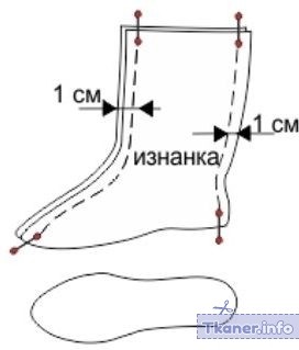 Бурки как сшить сапожки