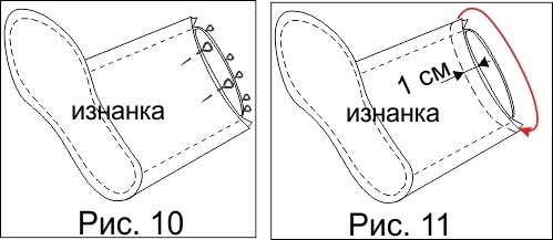 Бурки выкройка рис