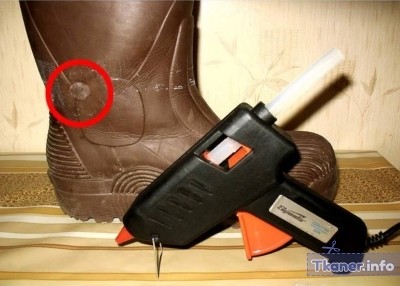 Клеевой пистолет ремонт обуви