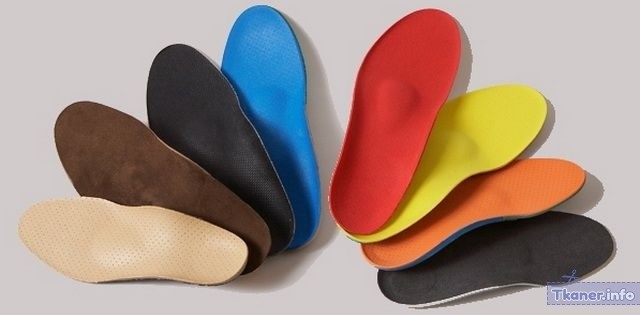 Разноцветные стельки для обуви