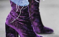 С чем носить фиолетовые сапоги: правила сочетания, с чем нельзя носить фиолетовые сапоги