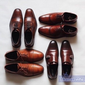 С чем носить коричневые мужские туфли фото