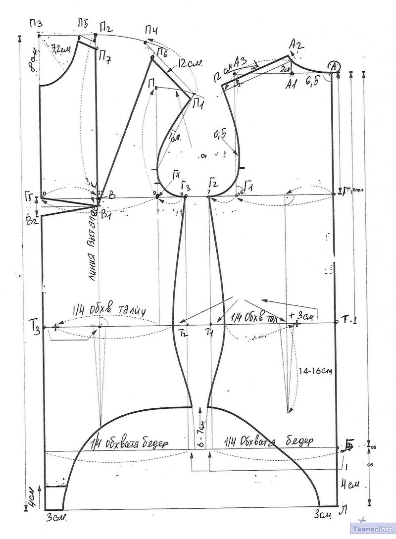 Боди выкройка 5