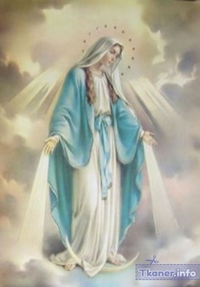 Дева Мария в голубом