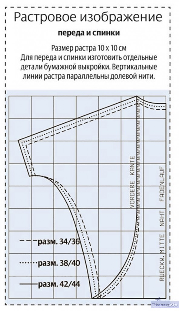 Выкройка кардигана