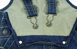 Как сделать лямки на комбинезоне регулируемыми по длине, застежки на джинсовом комбинезоне