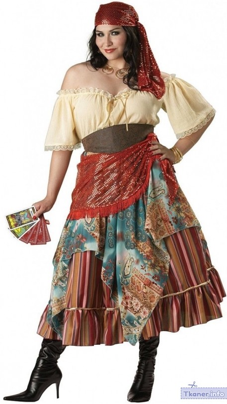 Цыганский костюм на женщину