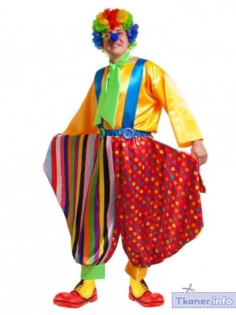 Выбор фасона мужского костюма клоуна