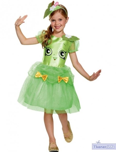 Светло-зеленый костюм Яблочко для девочки