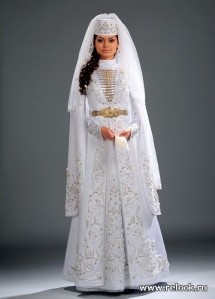 Наряд невесты в Осетии