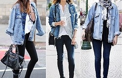 С чем носить длинную джинсовую куртку? Модные варианты комбинирования. Кому можно, кому нельзя?