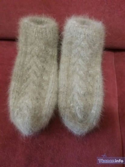 Детские носки из собачьей шерсти