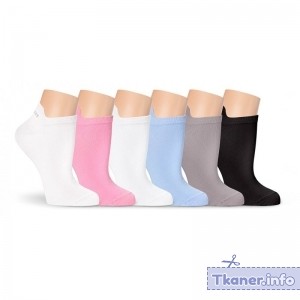 Женские носки разного цвета