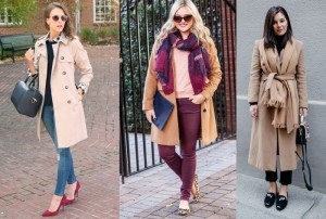 Классическое пальто в разных образах