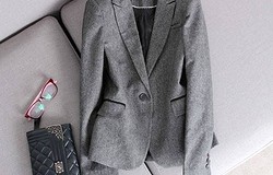 С чем носить серый пиджак: мужской, женский, в клетку, в полоску (фото)