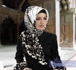 Мусульманка в хиджабе