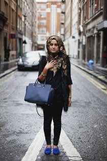 Хиджаб с современной одеждой