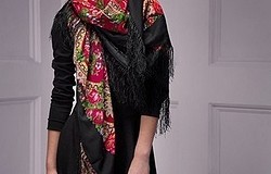 Как носить павлопосадский платок: как красиво завязать, правила ношения и стильные образы