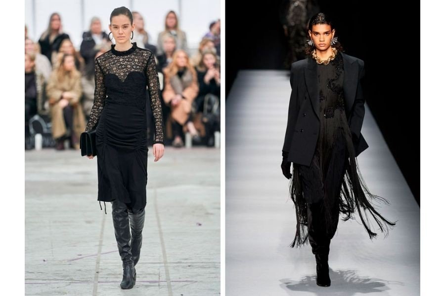 Черные платья как неизменный тренд