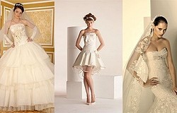 Какой выбрать цвет платья - белый или айвори? Преимущества белого. Правила выбора платья цвета айвори. Влияние на тему мероприятия.