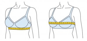 Мерки окружности груди
