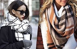 Как надеть шарф, чтобы модно выглядеть в 2024 году