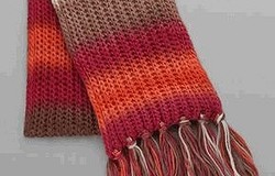 Как сделать бахрому на шарфе: из нитей или кистями