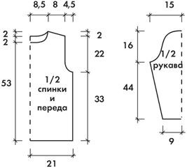 Выкройка свитера