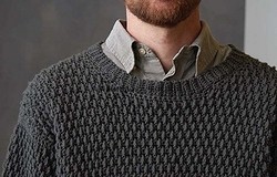 Мужской свитер крючком: модели мужского свитера пошагово