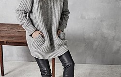 С чем носить объемный свитер: как правильно носить объемный свитер, чтобы выглядеть модно