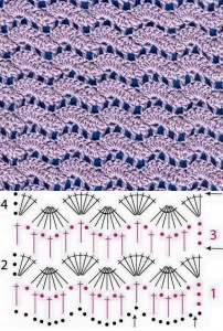 Узор и схема для крючка 1