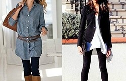 С чем носить тунику: длинную, джинсовую, тунику-платье, рубашечного покроя, для полных женщин; обувь и аксессуары