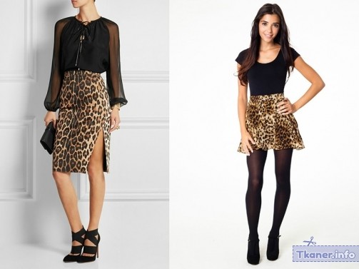 Колготки для леопардовой юбки