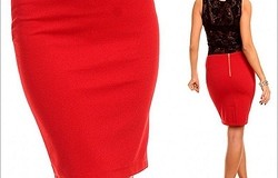 Образ с красной юбкой-карандаш: какие юбки-карандаши подходят каждому типу фигуры