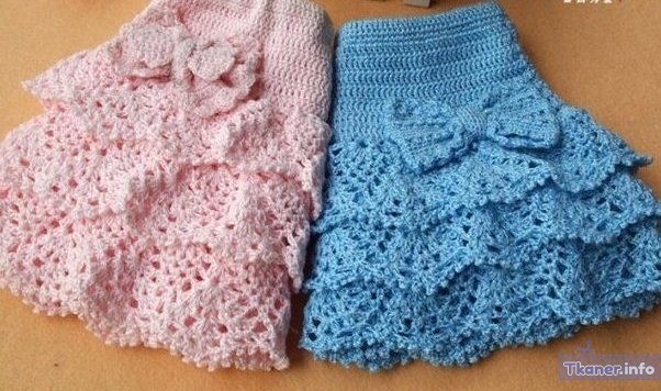 Детские юбки разных цветов
