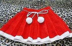Юбка плиссе спицами: мини-юбка плиссе ложной английской резинкой для девочки
